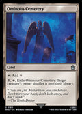 Ominous Cemetery - Doctor Who #189 Magic: The Gathering card image