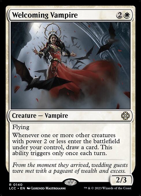 Welcoming Vampire - Lost Caverns of Ixalan Commander #140