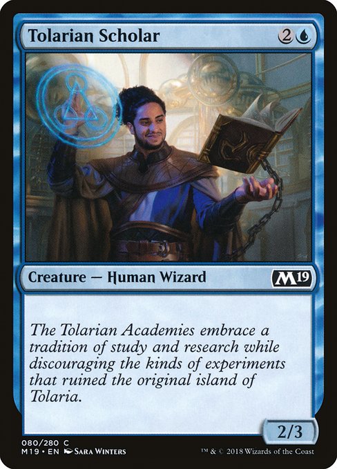 Tolarian Scholar - Core Set 2019 #80