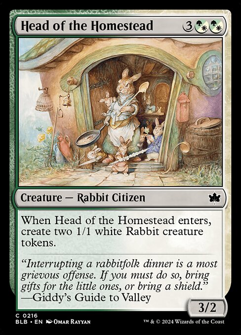 Head of the Homestead - Bloomburrow #216