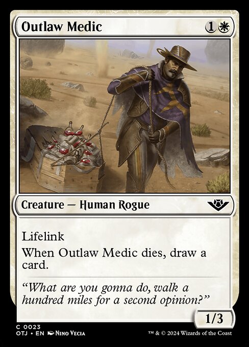 Outlaw Medic Outlaws of Thunder Junction Magic: The Gathering card image