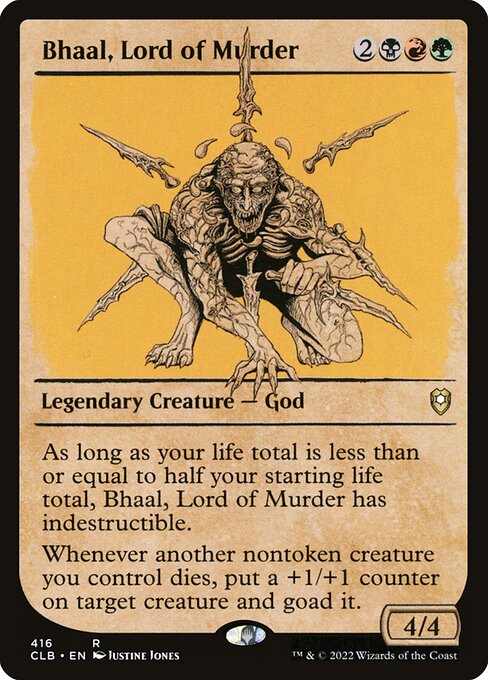 Bhaal, Lord of Murder Commander Legends: Battle for Baldur's Gate Magic: The Gathering card image