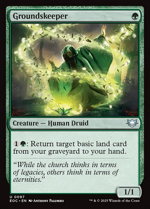 Groundskeeper - Edge of Eternities Commander #97