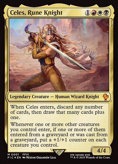 Celes, Rune Knight - Final Fantasy Commander #1