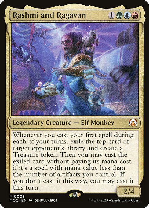 Rashmi and Ragavan - March of the Machine Commander #8 (Foil)