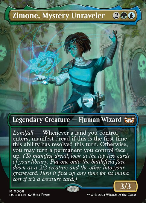 Zimone, Mystery Unraveler - Duskmourn: House of Horror Commander #8