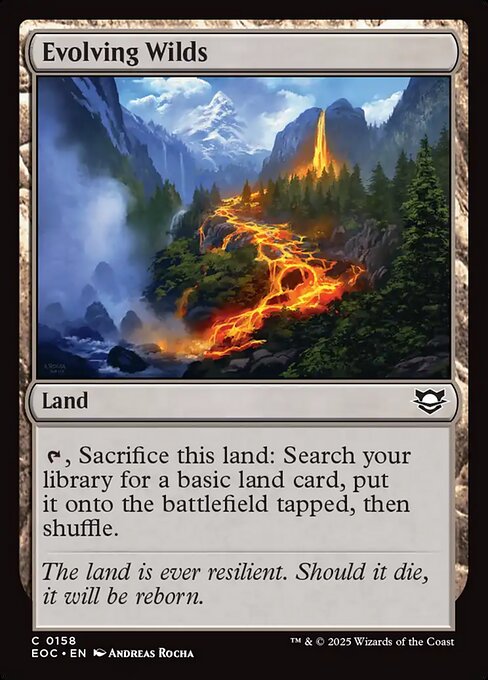 Evolving Wilds - Edge of Eternities Commander #158