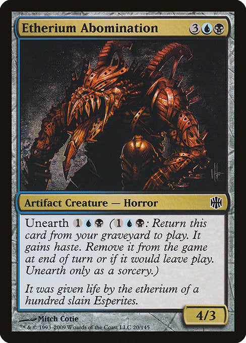 Etherium Abomination - Alara Reborn #20