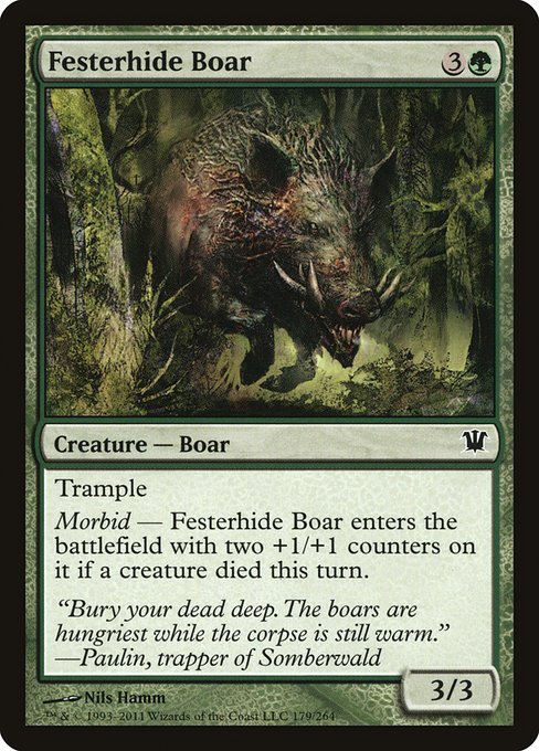Festerhide Boar - Innistrad #179
