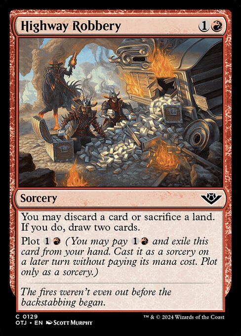 Highway Robbery - Outlaws of Thunder Junction #129 Magic: The Gathering card image