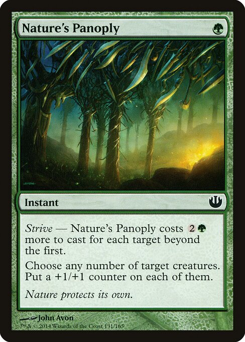 Nature's Panoply Journey into Nyx Magic: The Gathering card image