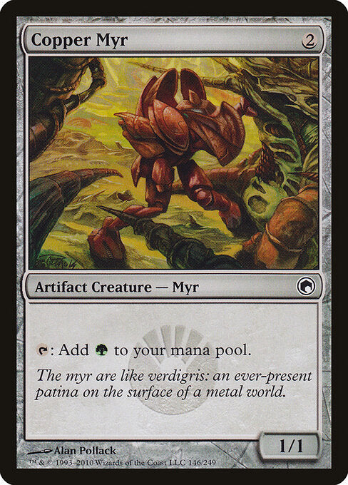 Copper Myr Scars of Mirrodin Magic: The Gathering card image
