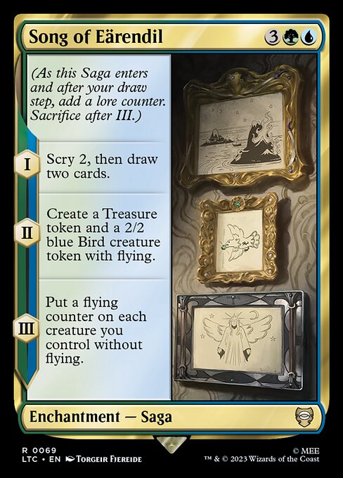 Song of Eärendil Tales of Middle-earth Commander Magic: The Gathering card image