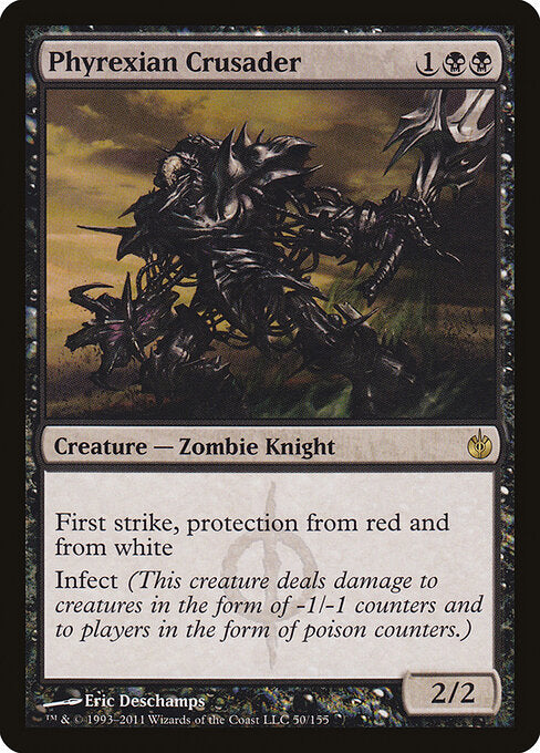 Phyrexian Crusader Mirrodin Besieged Magic: The Gathering card image