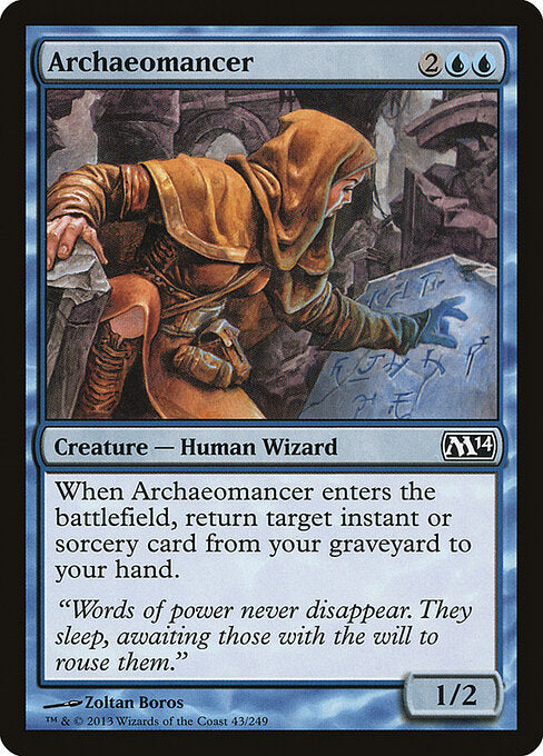 Archaeomancer Magic 2014 Magic: The Gathering card image