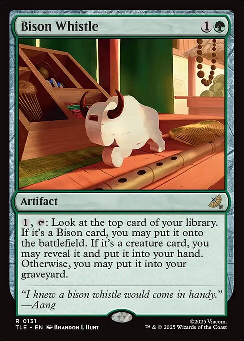 Bison Whistle - Avatar: The Last Airbender Eternal #131