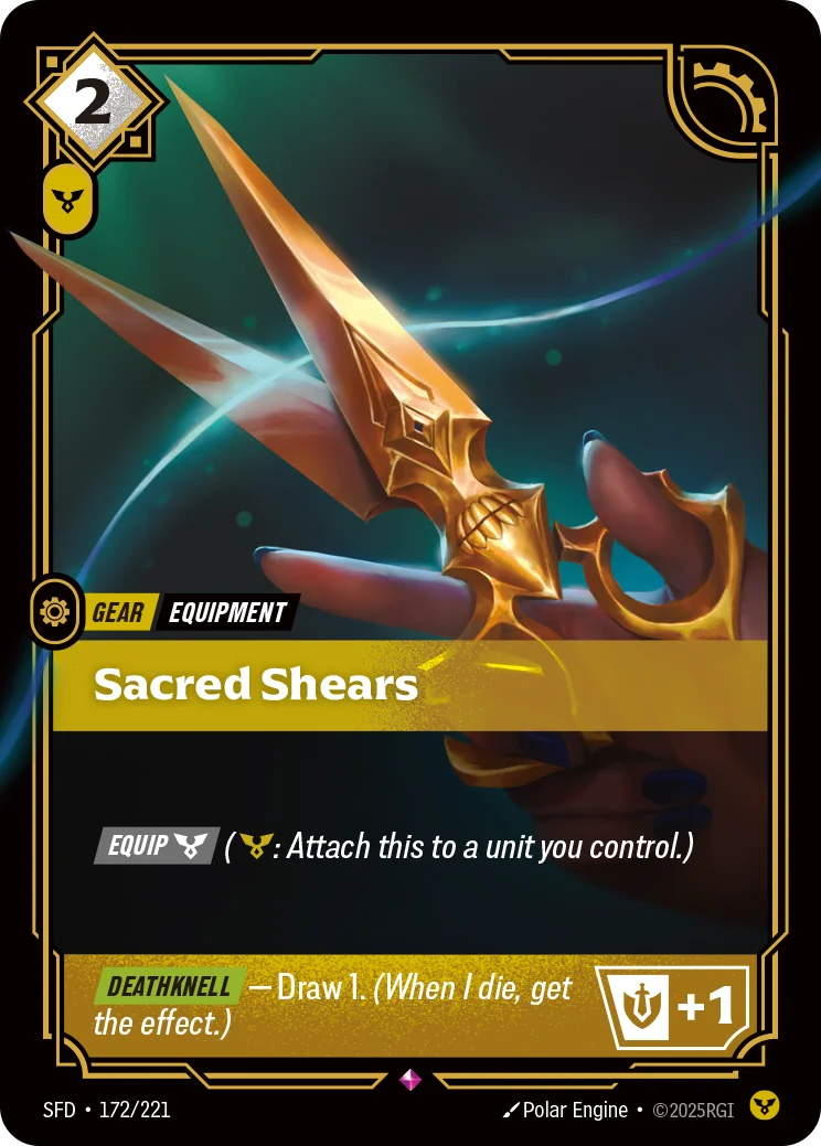 Sacred Shears Riftbound card image