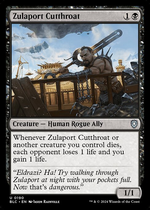 Zulaport Cutthroat - Bloomburrow Commander #190