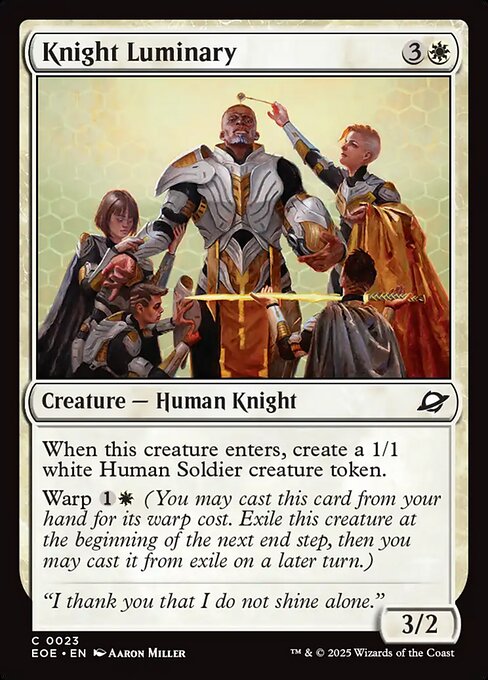 Knight Luminary - Edge of Eternities #23