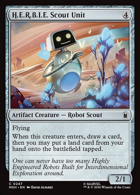 H.E.R.B.I.E. Scout Unit - Marvel Super Heroes #247 (Foil)