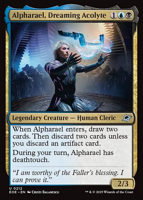 Alpharael, Dreaming Acolyte Edge of Eternities Magic: The Gathering card image