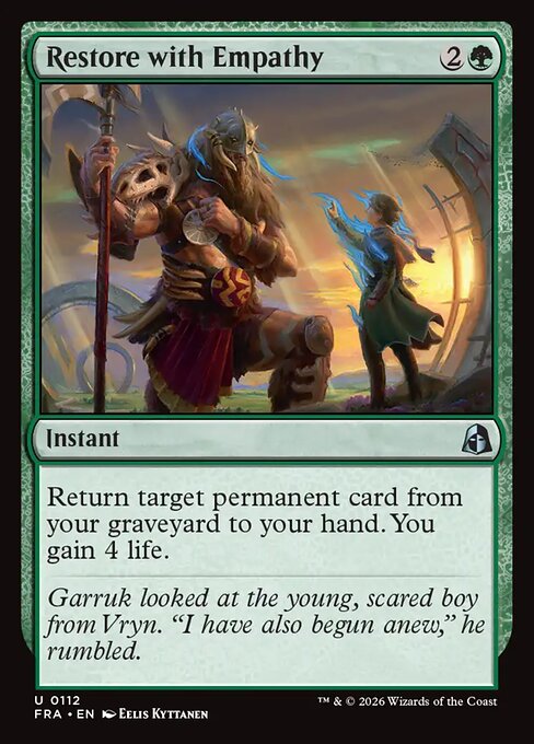 Restore with Empathy - Reality Fracture - Foil
