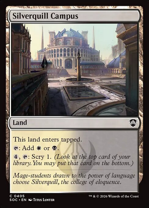 Silverquill Campus - Secrets of Strixhaven Commander #405