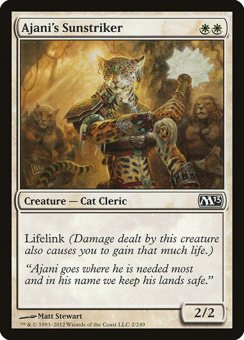 Ajani's Sunstriker - Magic 2013 #2
