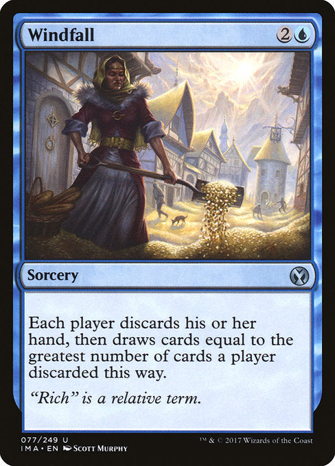 Windfall Iconic Masters Magic: The Gathering card image