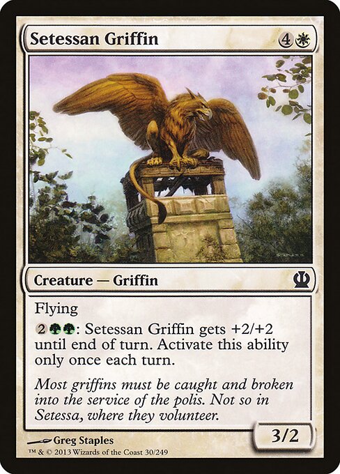 Setessan Griffin Theros Magic: The Gathering card image