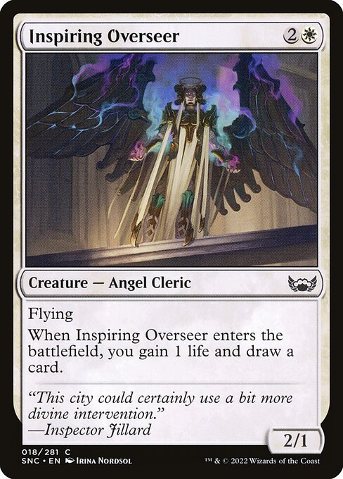 Inspiring Overseer Streets of New Capenna Magic: The Gathering card image