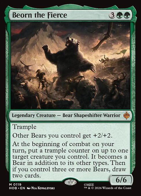 Beorn the Fierce HOB 119