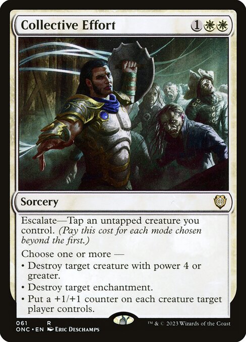 Collective Effort - Phyrexia: All Will Be One Commander #61
