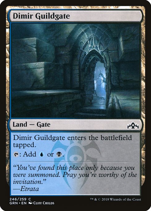 Dimir Guildgate - Guilds of Ravnica #246