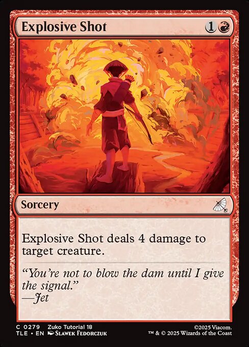 Explosive Shot - Avatar: The Last Airbender Eternal #279