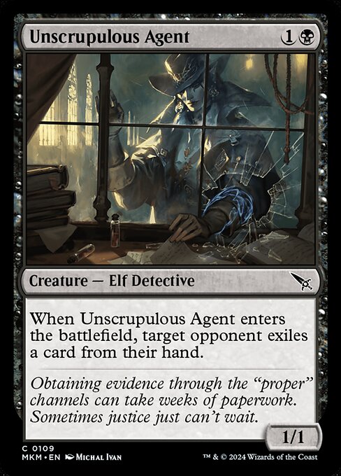 Unscrupulous Agent - Murders at Karlov Manor #109
