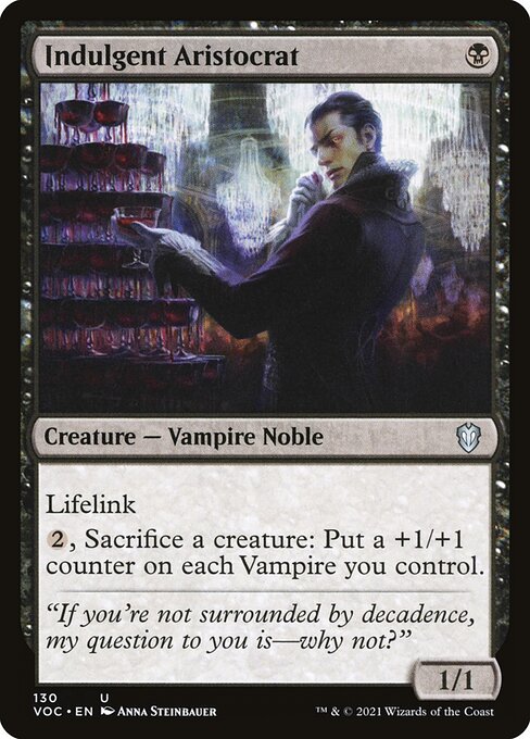 Indulgent Aristocrat - Crimson Vow Commander #130