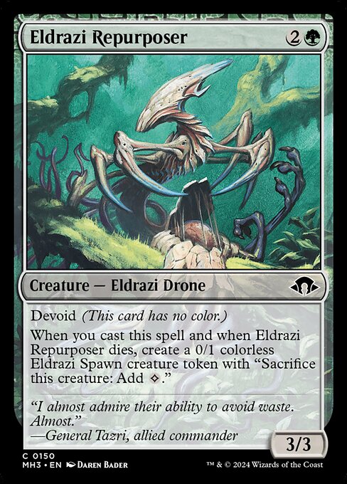Eldrazi Repurposer Modern Horizons 3 Magic: The Gathering card image