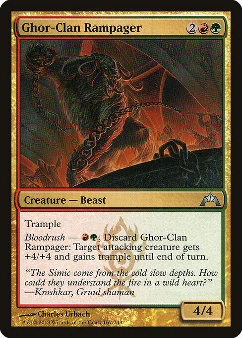 Ghor-Clan Rampager Gatecrash Magic: The Gathering card image