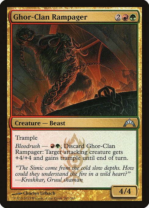 Ghor-Clan Rampager - Gatecrash #167 Magic: The Gathering card image