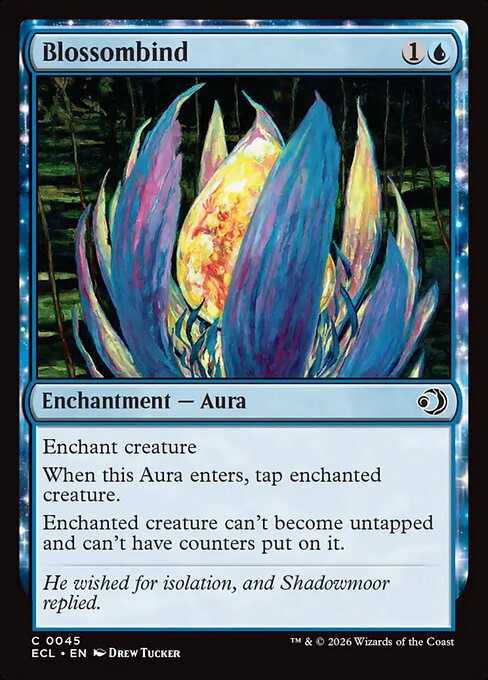 Blossombind Lorwyn Eclipsed Magic: The Gathering card image