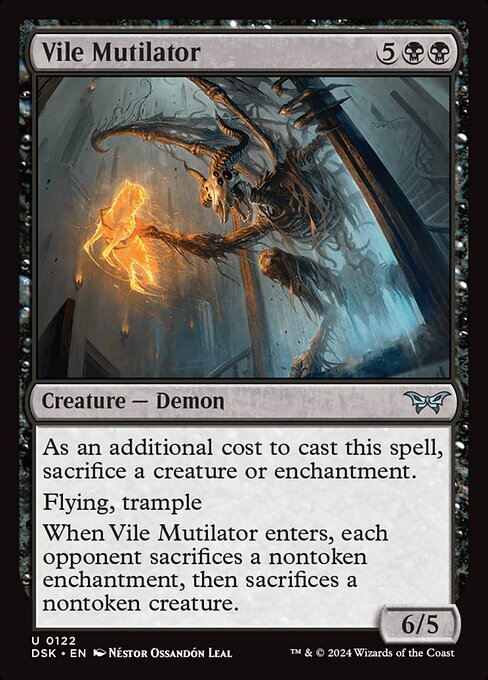 Vile Mutilator - Duskmourn: House of Horror #122