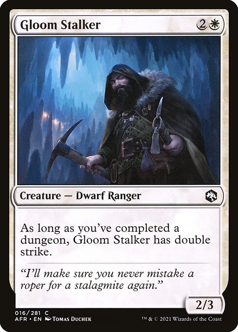 Gloom Stalker Adventures in the Forgotten Realms Magic: The Gathering card image
