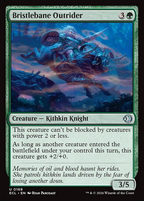 Bristlebane Outrider Lorwyn Eclipsed Magic: The Gathering card image