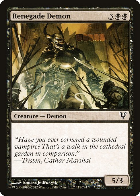 Renegade Demon - Avacyn Restored #118