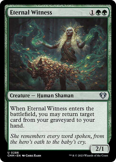 Eternal Witness - Commander Masters #286