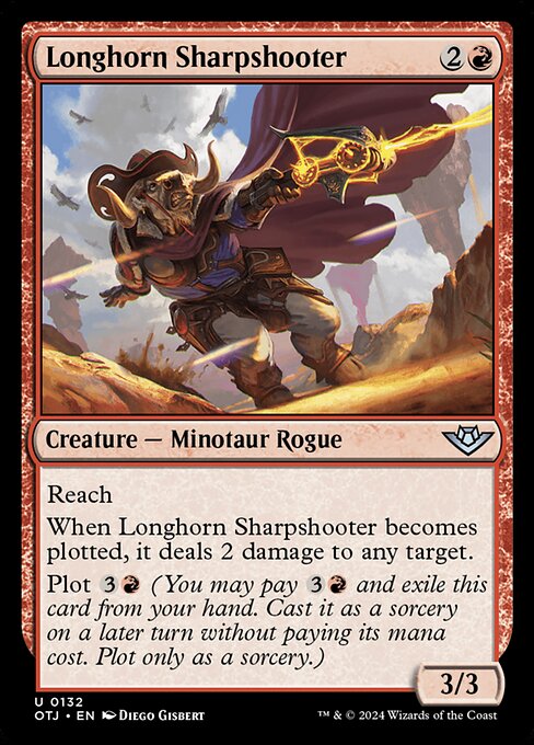 Longhorn Sharpshooter - Outlaws of Thunder Junction #132