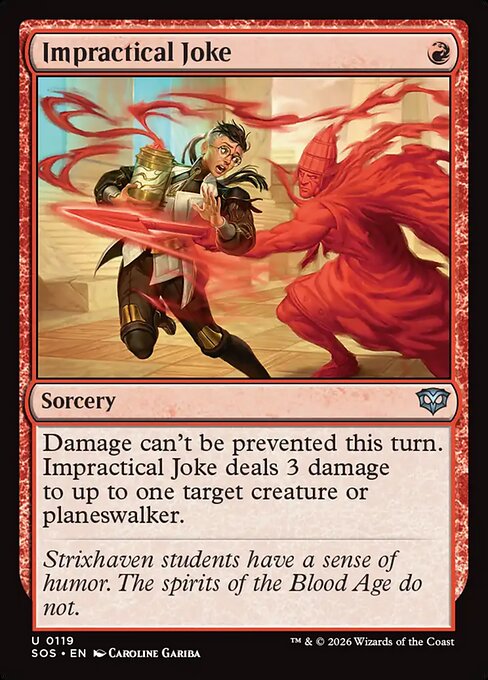 Impractical Joke Secrets of Strixhaven Magic: The Gathering card image