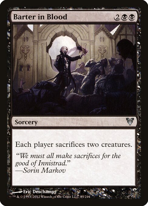 Barter in Blood Avacyn Restored Magic: The Gathering card image