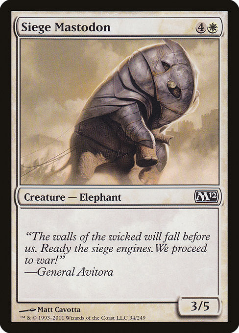 Siege Mastodon - Magic 2012 #34